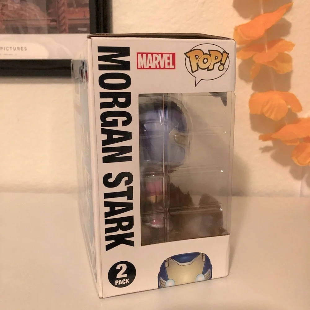 PIAB Exclusive GITD Morgan & Tony Stark Funko Pop! Bobble-Head Vinyl Figure - Picture 8 of 16